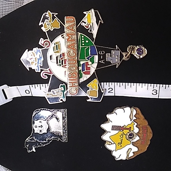 3 Collectible Pins -2 Legion(Quebec & Hawaii)& M.B.A. Nfld. - Picture 2 of 7